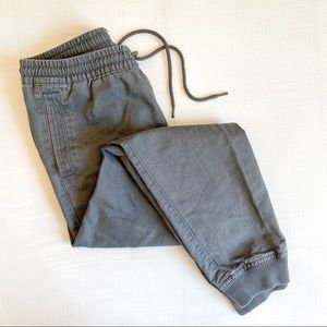 GAP Gray Cotton Utility Joggers